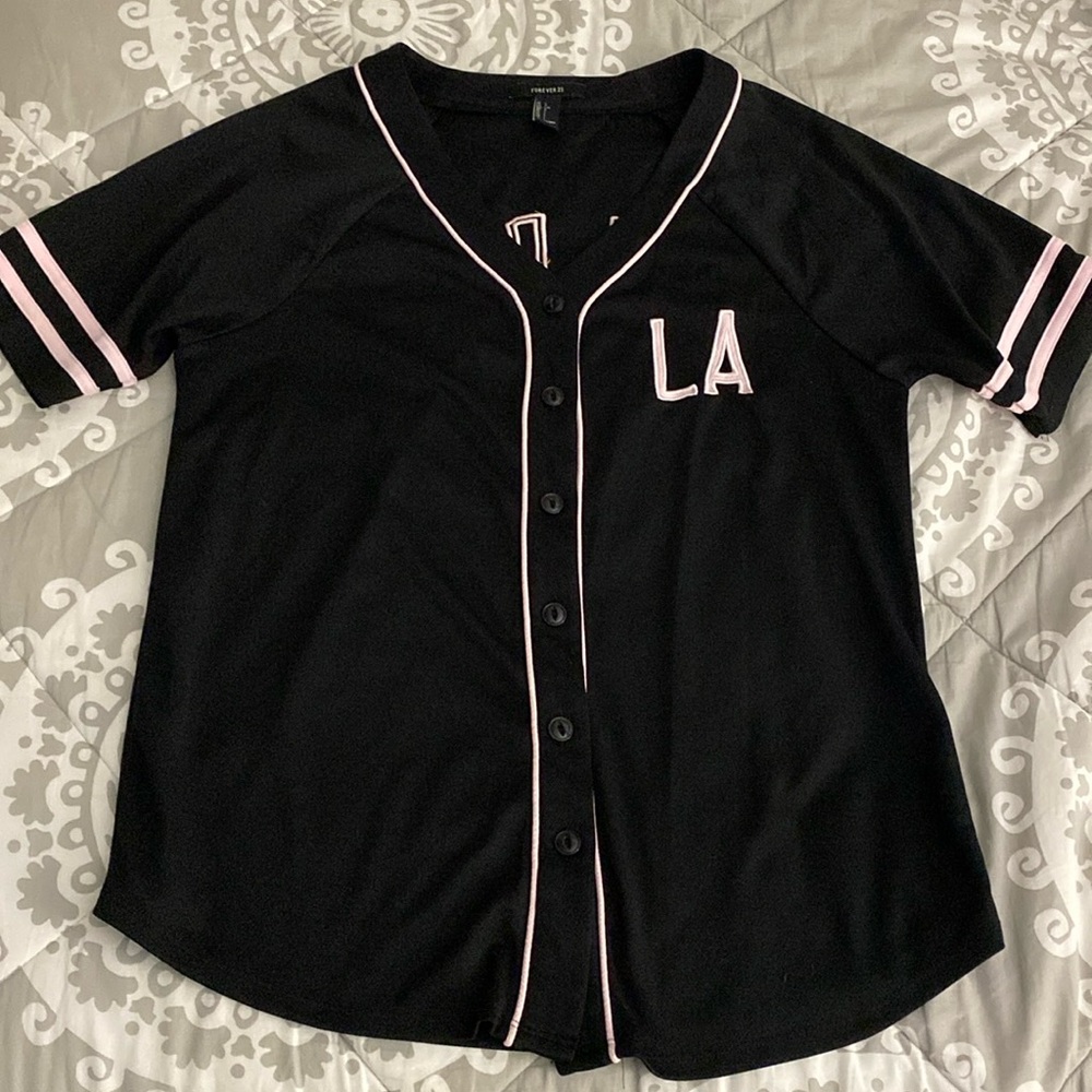 Forever 21 “LA All Day” Jersey Shirt